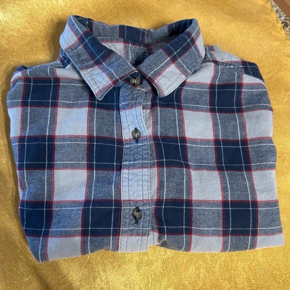Cabela's Women’s Blue Red Button Up Size Medium Flannel Shirt EUC - Picture 16 of 16